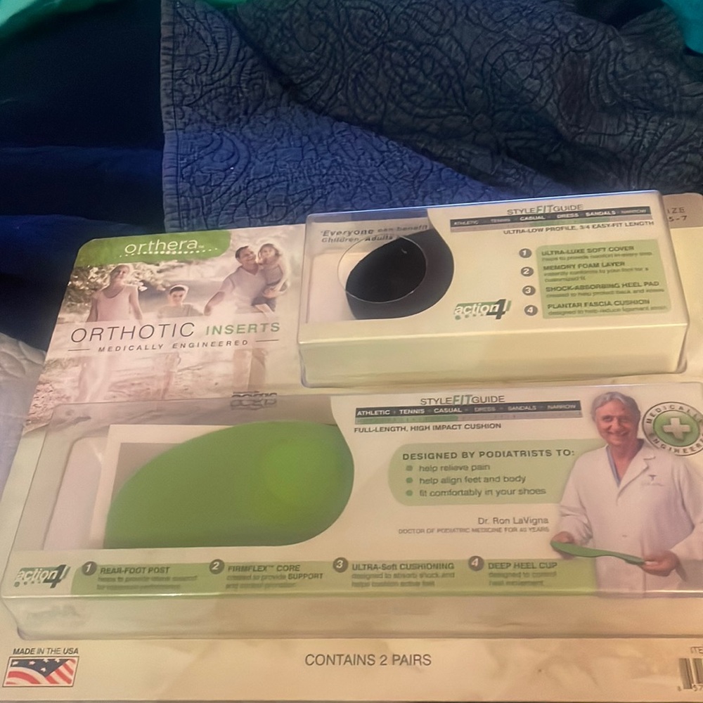Orthotic inserts